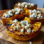 courge doree au beurre de cacahuete et feta
