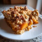 crumble automnal patate douce poires et noix