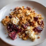 crumble de betteraves chevre et noix