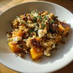 crumble sale butternut feta et noix de cajou