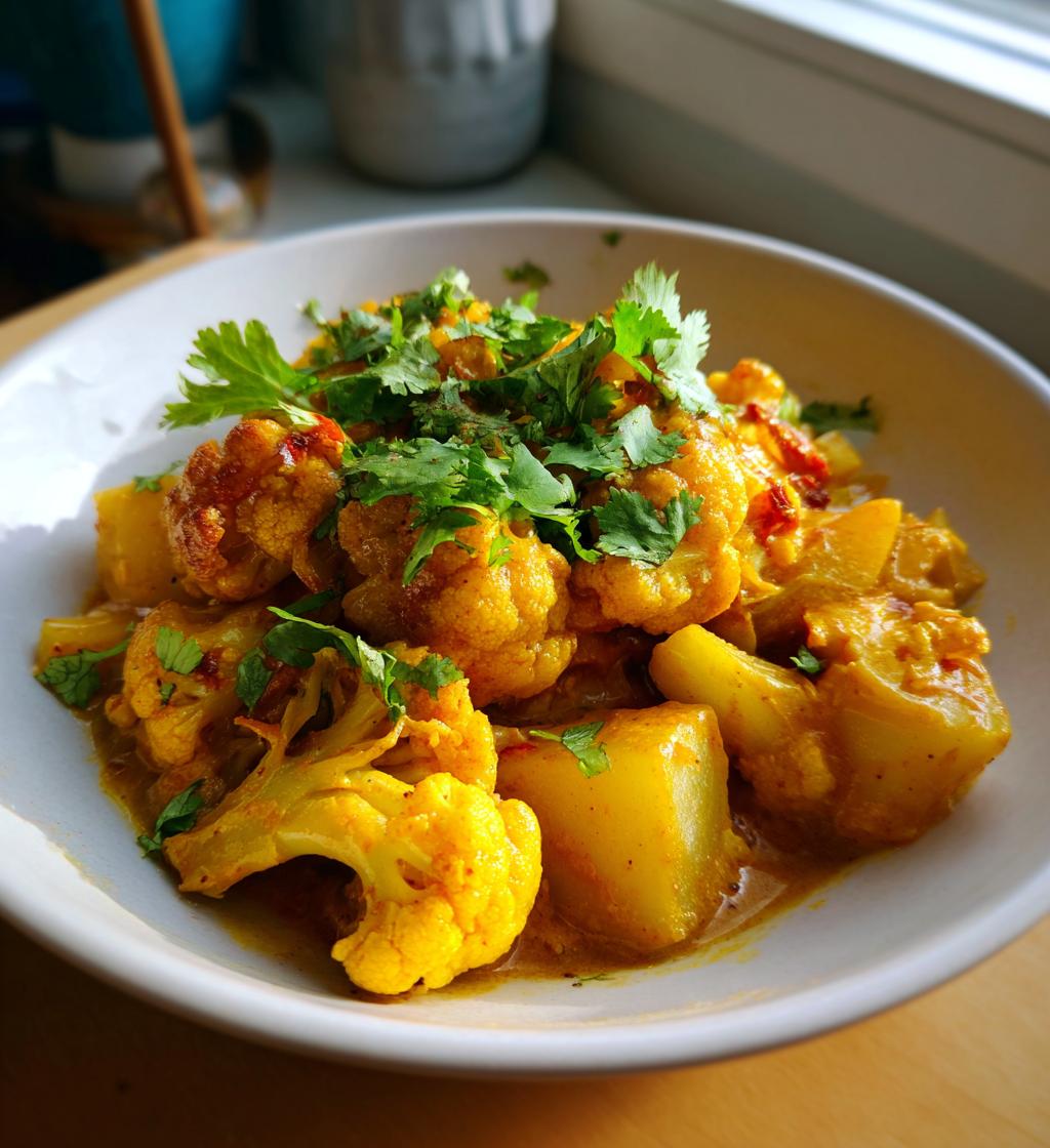 curry de chou fleur pommes de terre