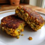 galettes de potiron lentilles vertes fromage