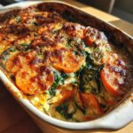 gratin de patate douce epinards et ricotta