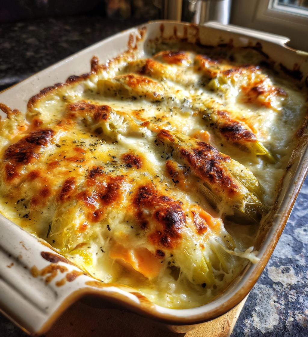 gratin dendives saumon fume citronnee
