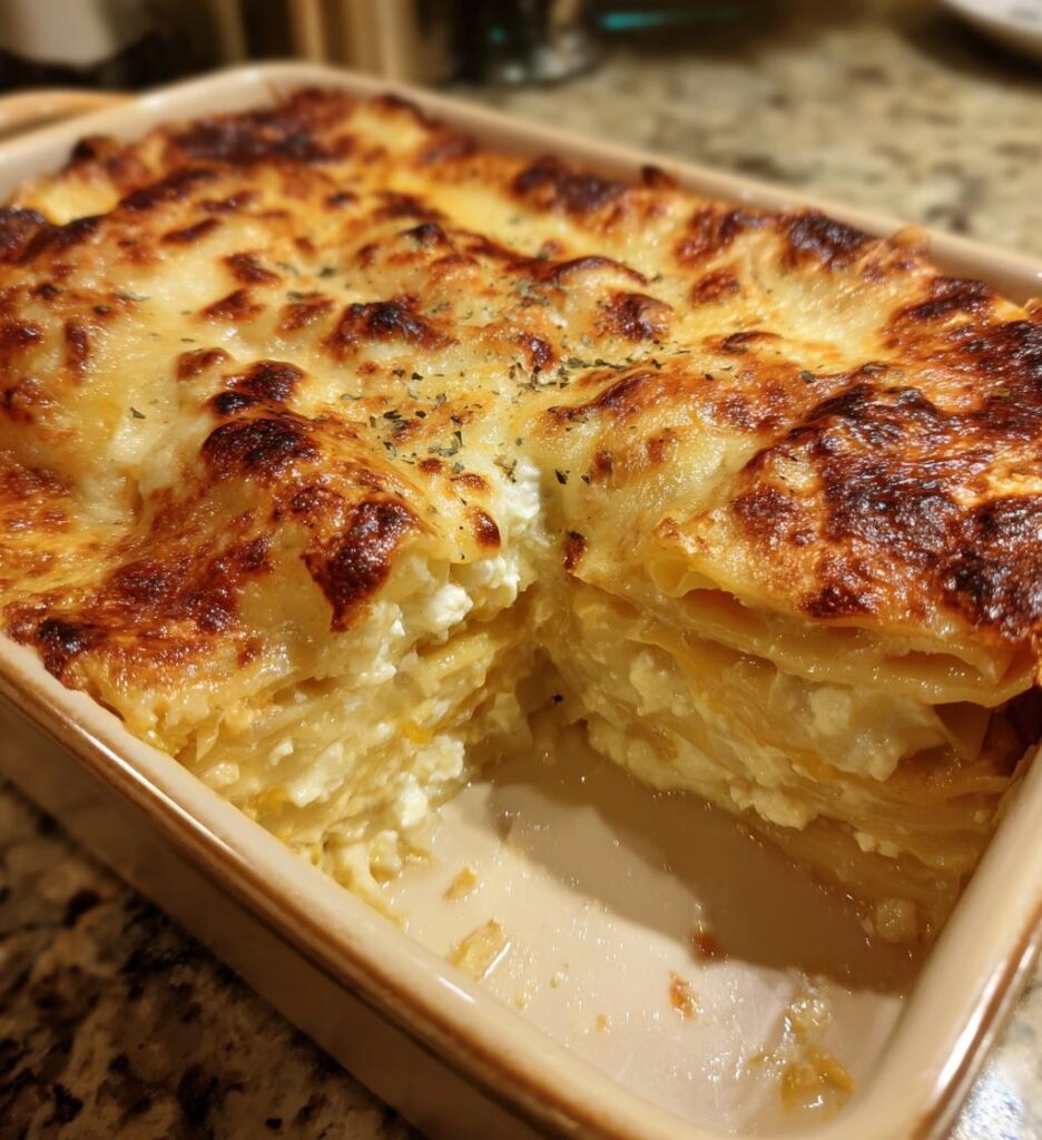 lasagnes de courge butternut et chevre frais