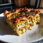 lasagnes de potimarron et chevre herbes