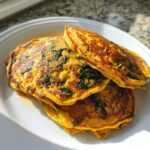 pancakes de patates douces et epinards 2