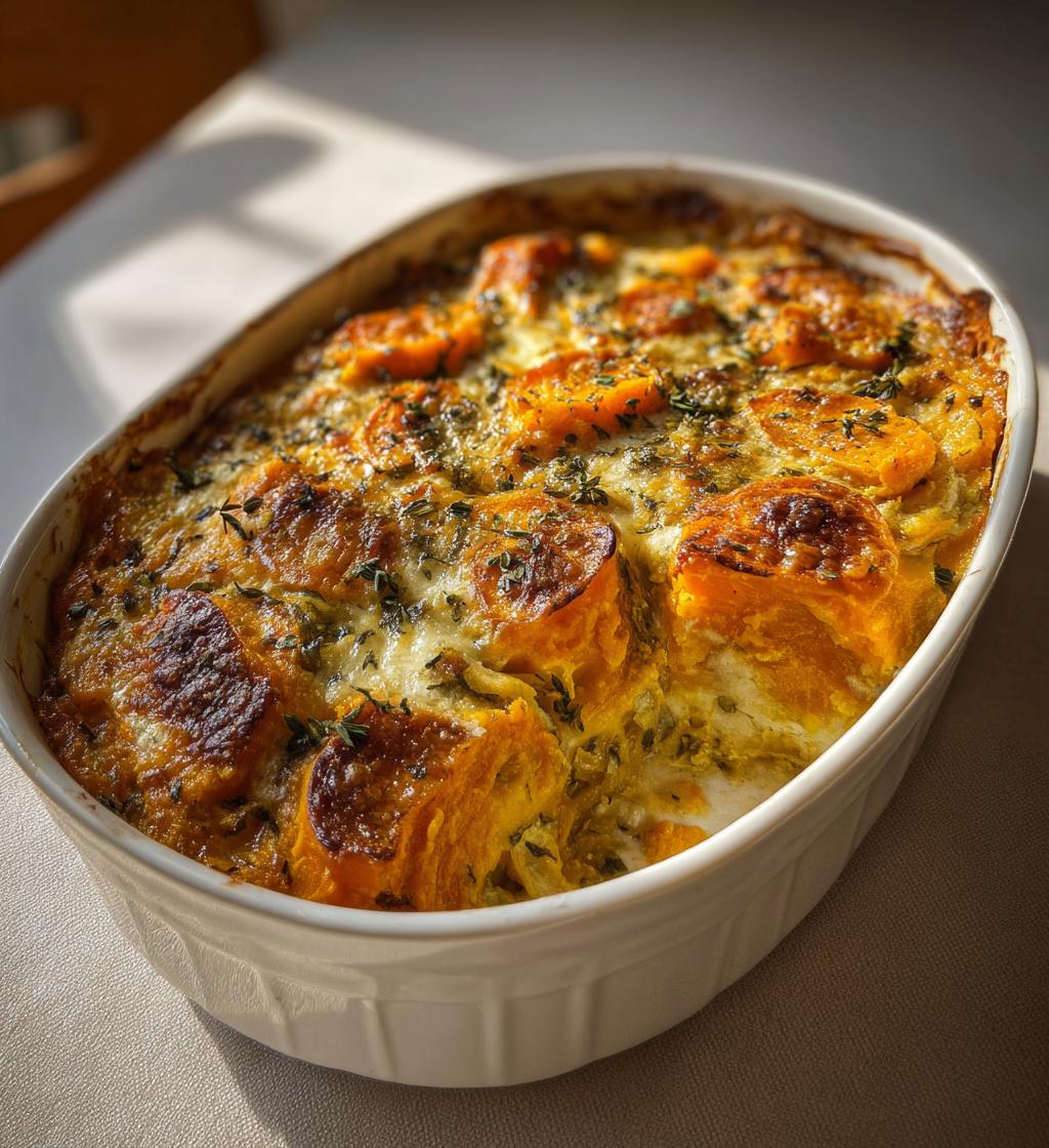parmentier butternut et poireaux parmesan