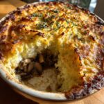 parmentier de chou fleur champignons