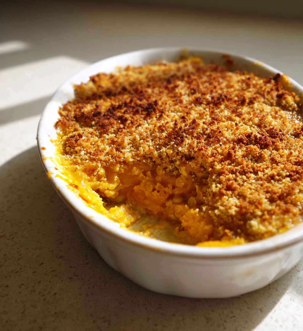 parmentier de potimarron et lentilles