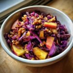 poelee de chou rouge pommes et noix