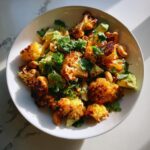 salade de chou fleur roti avocat noix cajou