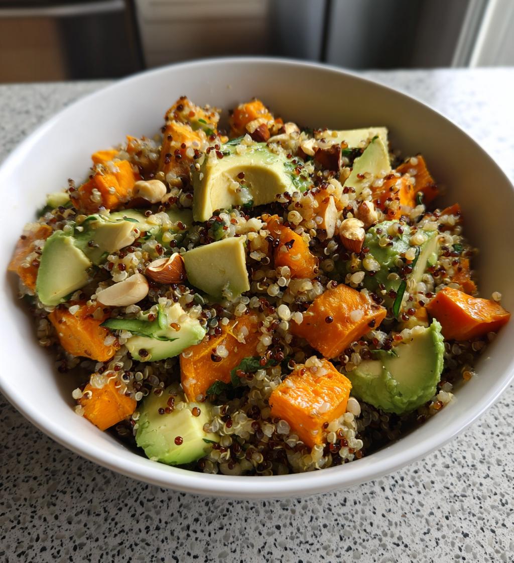salade festive de quinoa patate douce