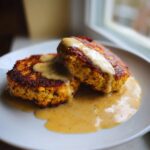 steaks de pois chiches au curry sauce coco