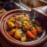 tajine de coings lentilles et carottes