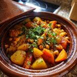 tajine de courge et pommes pois chiches