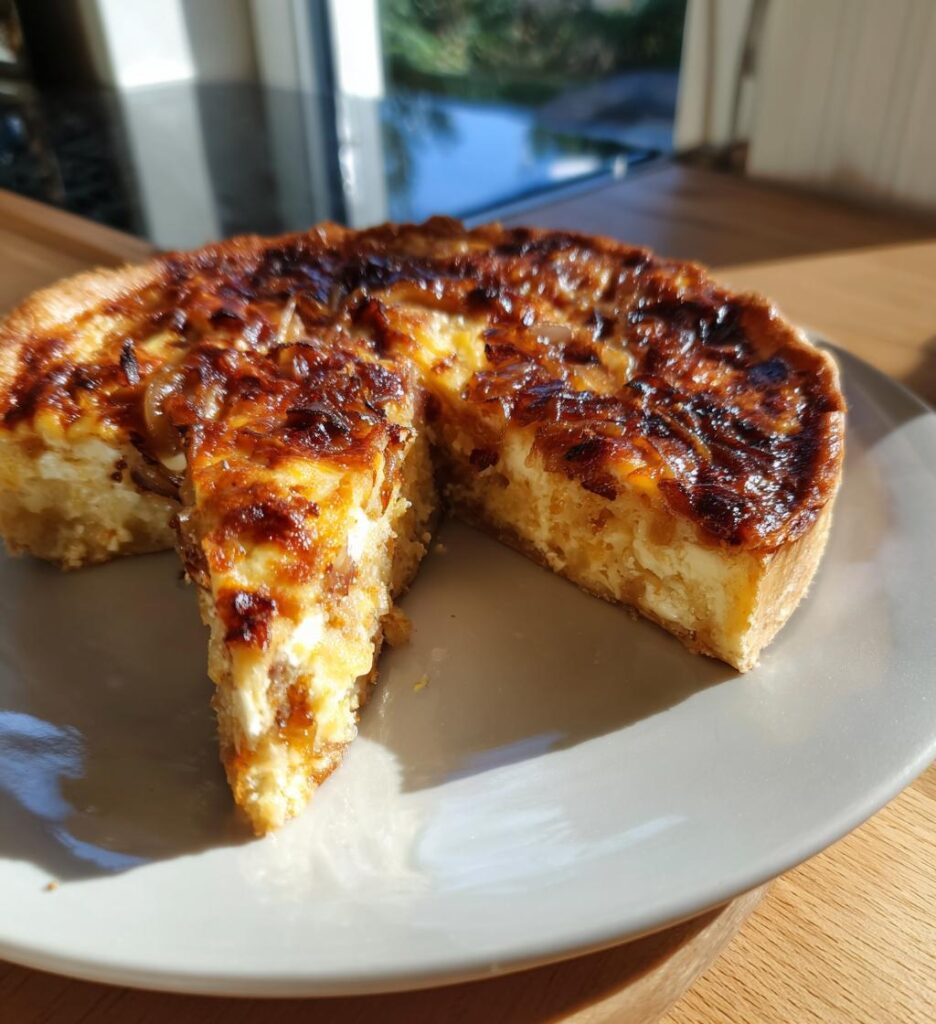 tarte a loignon et au reblochon