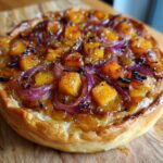 tatin salee doignons rouges et courge