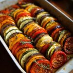 tian arc en ciel de potimarron patate douce