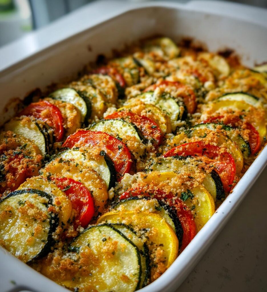 tian de legumes dautomne et crumble de feta