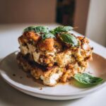 tiramisu sale au chou fleur roti et chevre