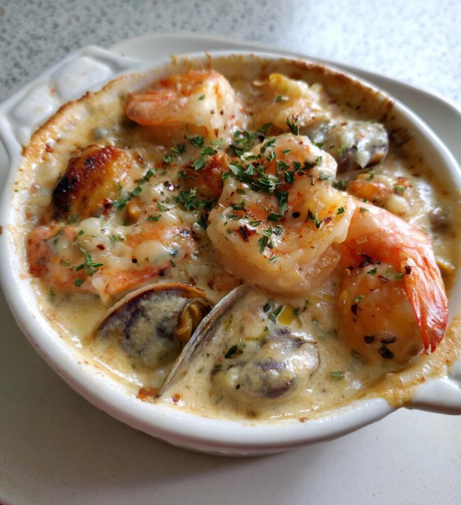 cassolette fruits de mer noel