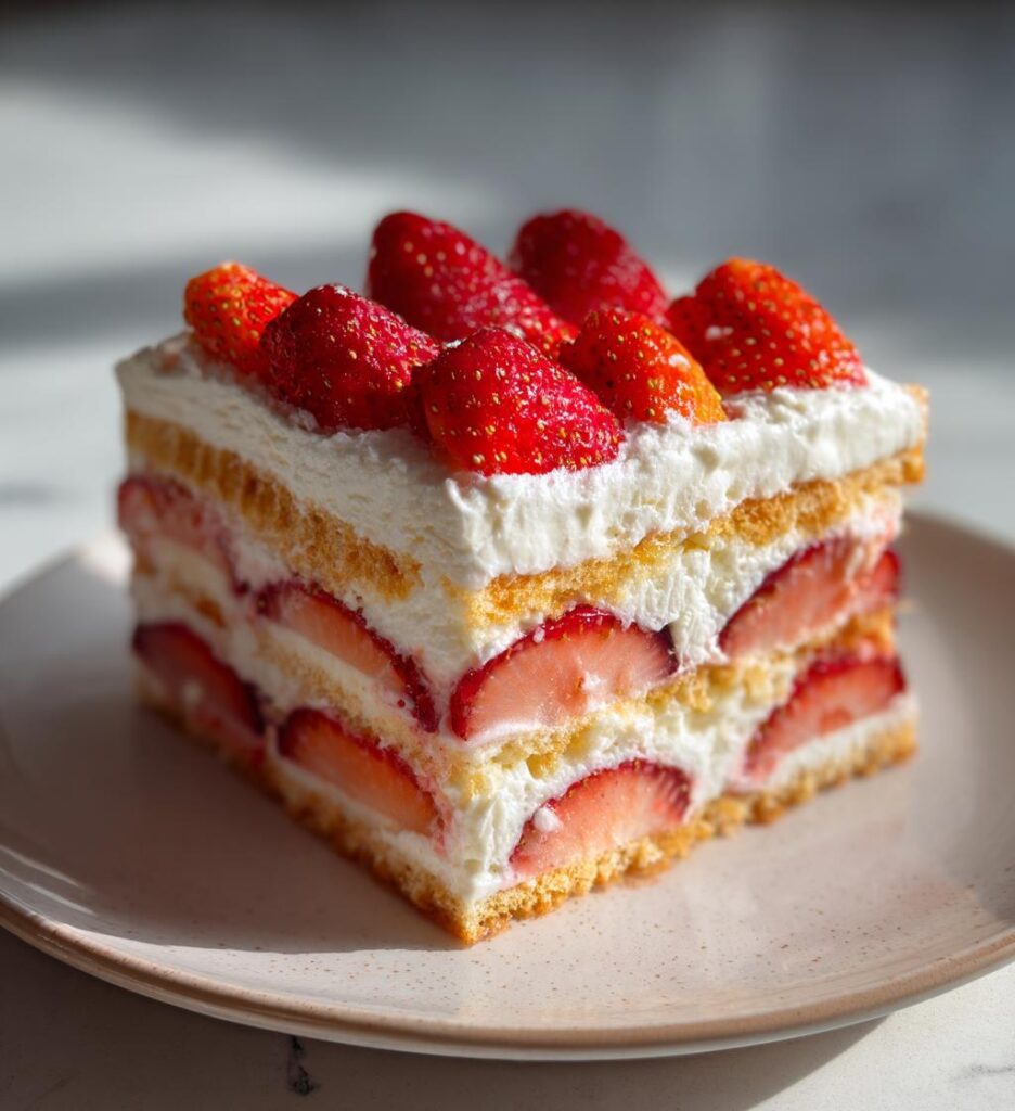 charlotte au fraise