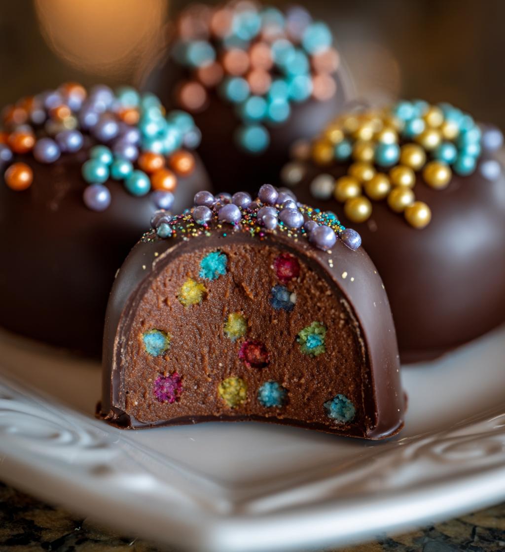 chocolats de noel maison