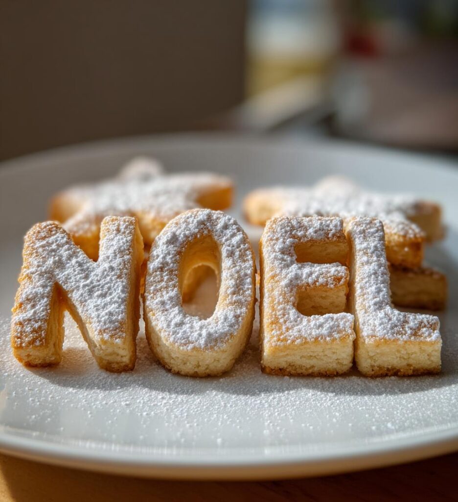 christmas cookies spelling noel