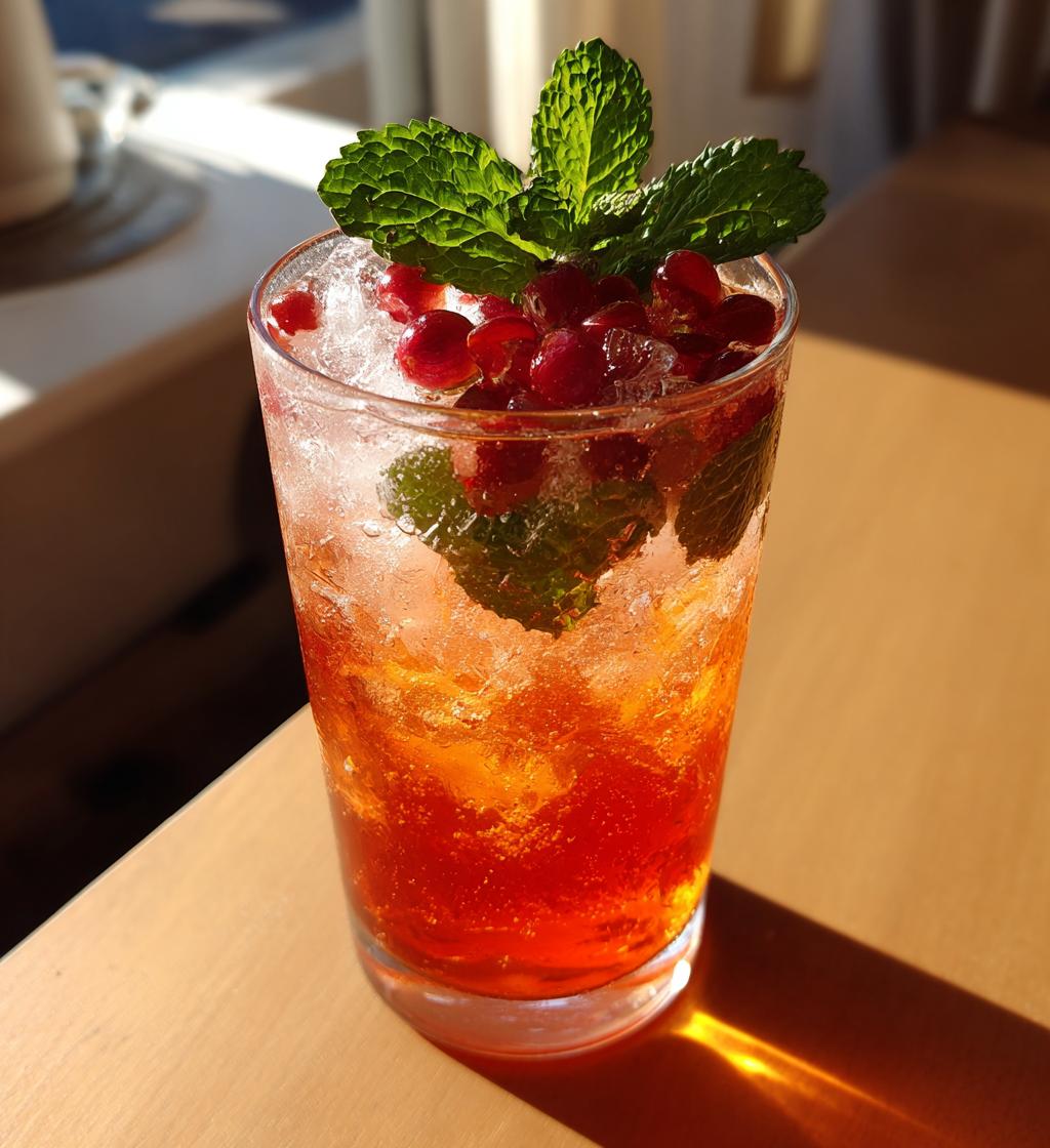 cocktail sans alcool noel