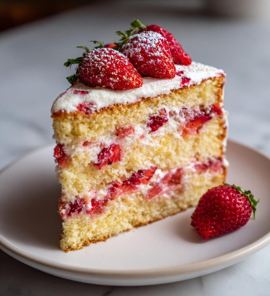 gâteau fraise