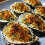 huitres gratinees au four