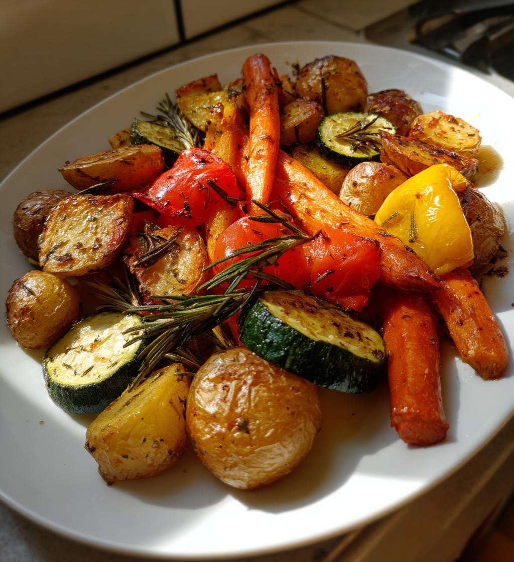 légumes rôtis au four noel