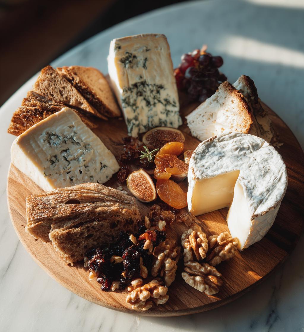 plateau de fromage noel