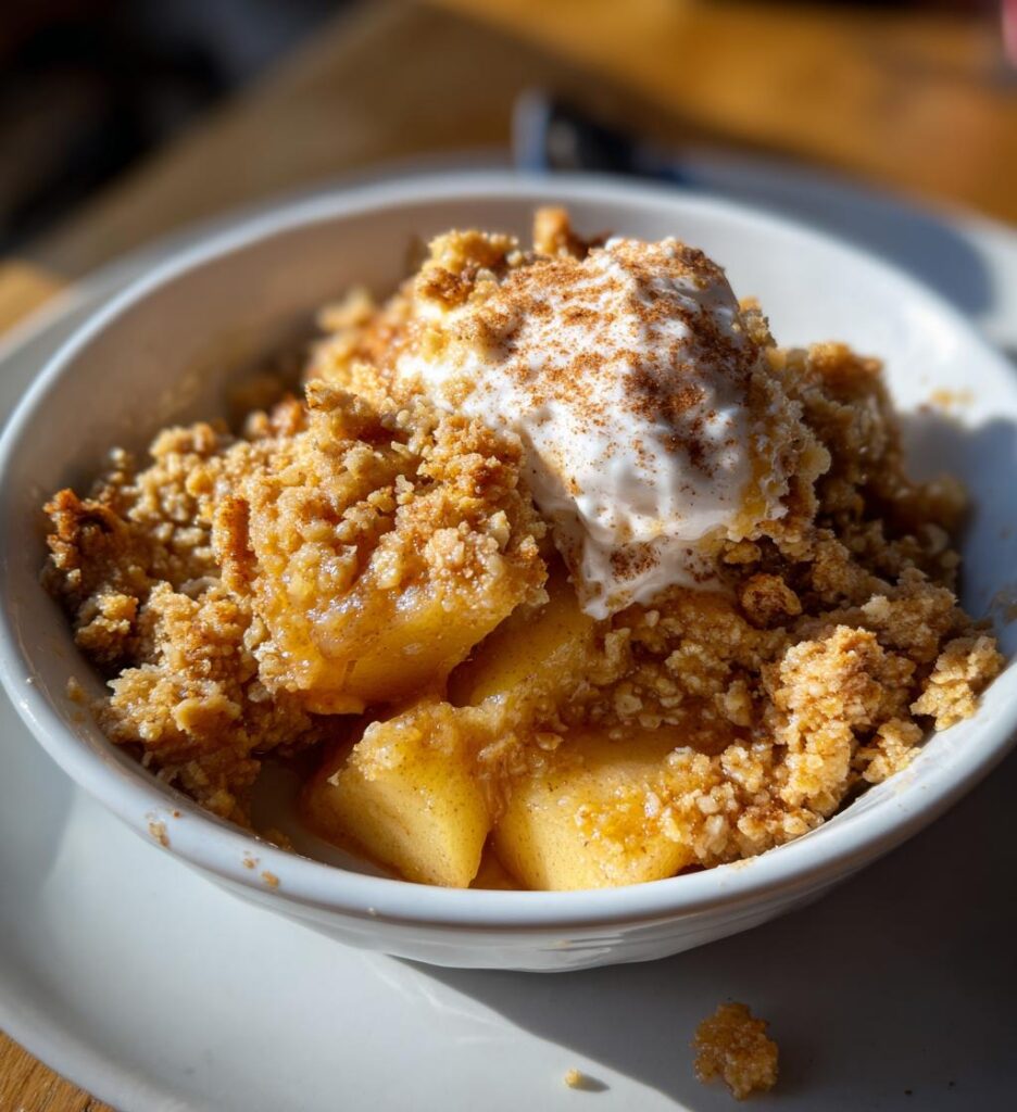 recette crumble pomme
