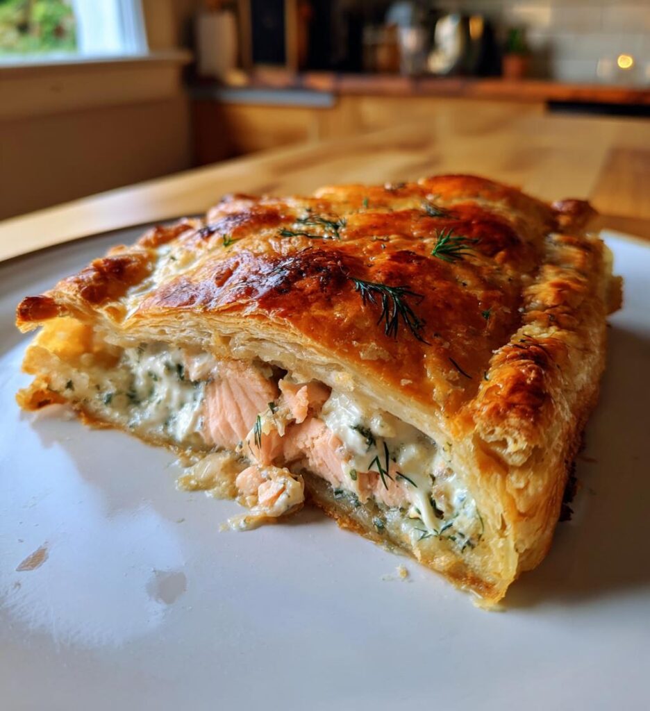 saumon feuilleté noel