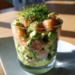 verrine avocat saumon fumé