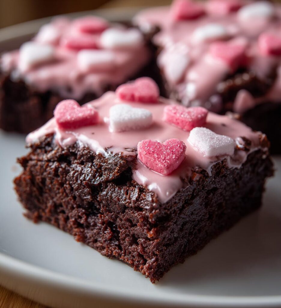 brawnies decorados san valentin
