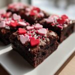 brownies decorados san valentin
