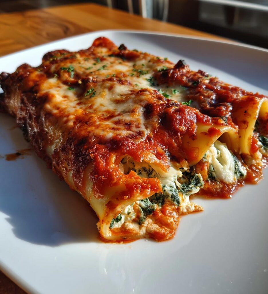 cannelloni epinard ricotta