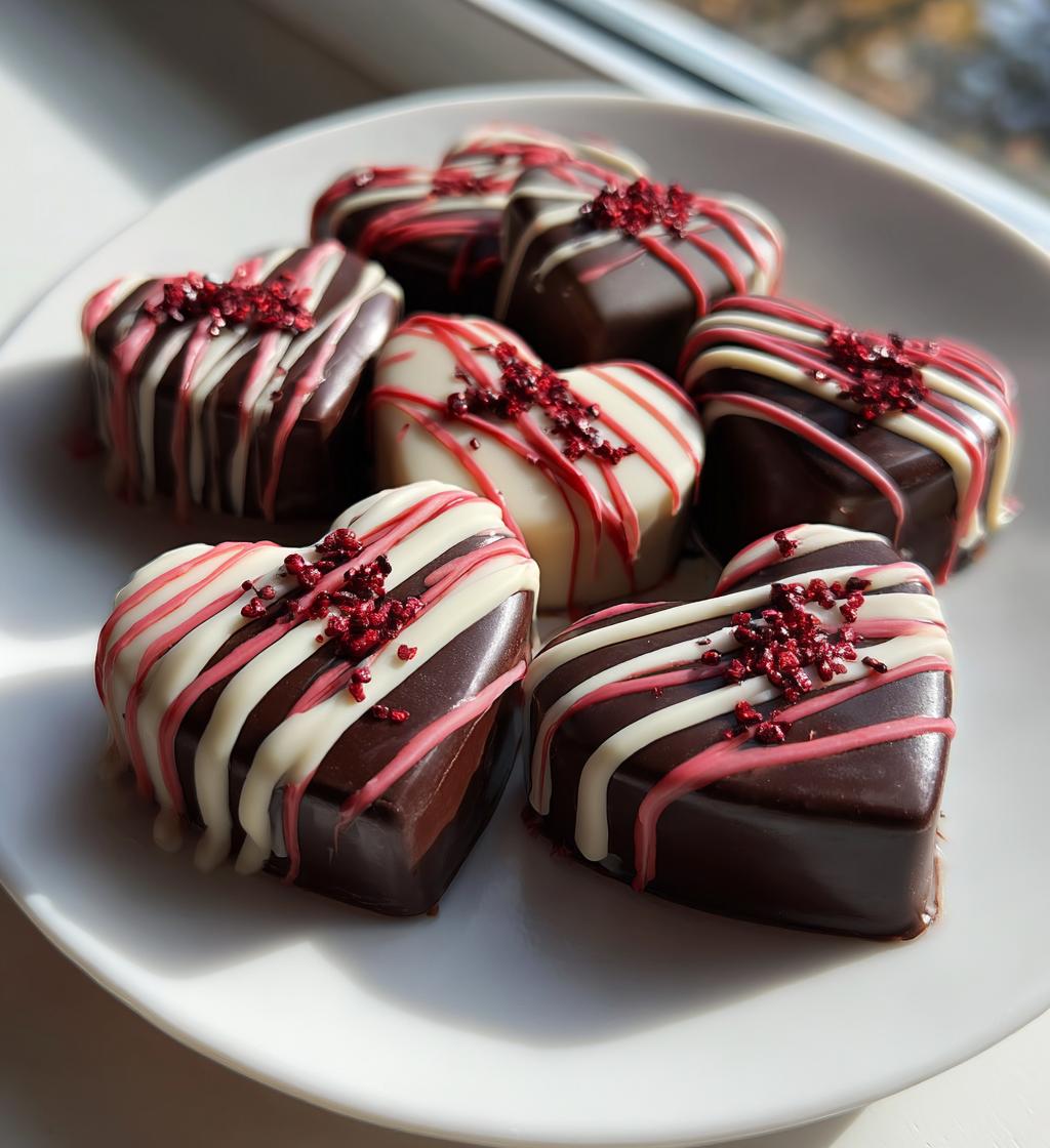 chocolates decorados san valentin