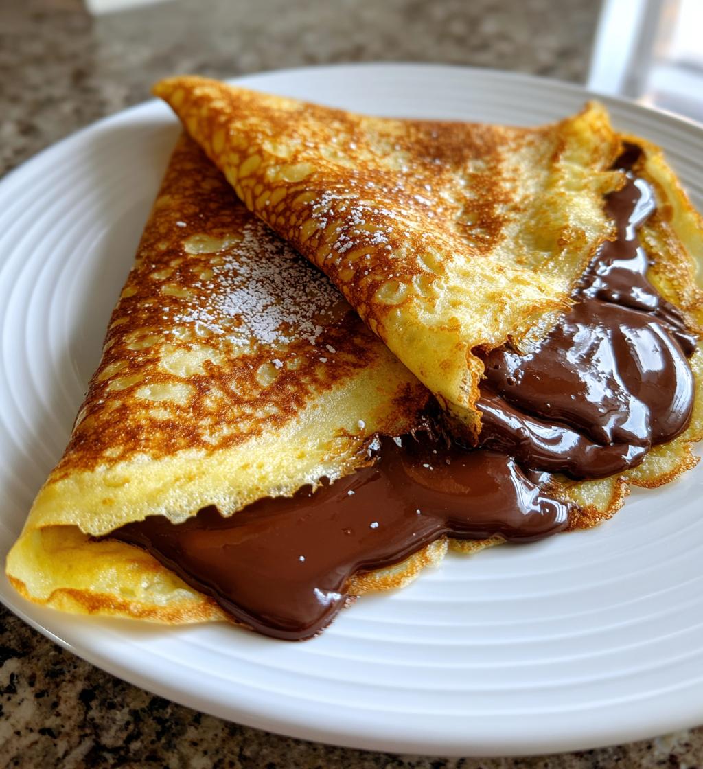crêpes au chocolat