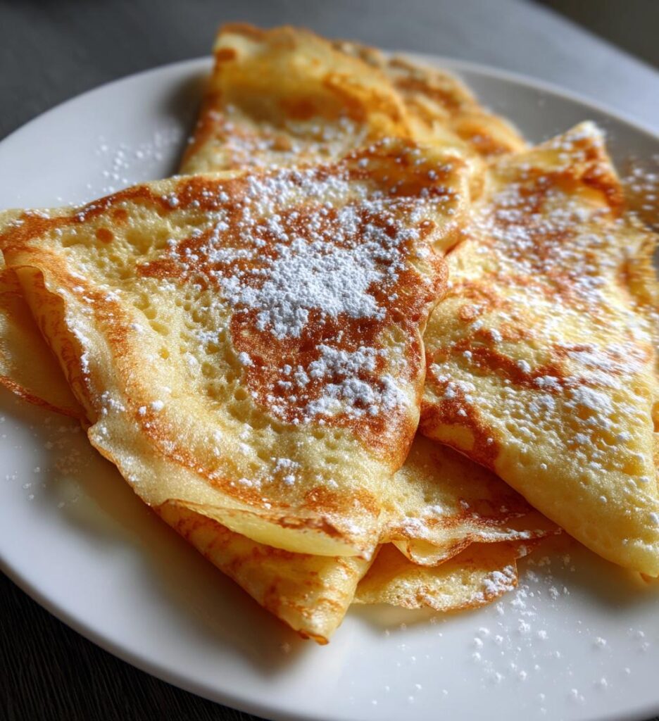 crêpes fines et légères