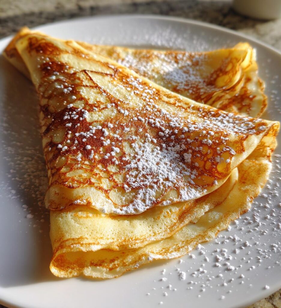 easy crepe recipe in french