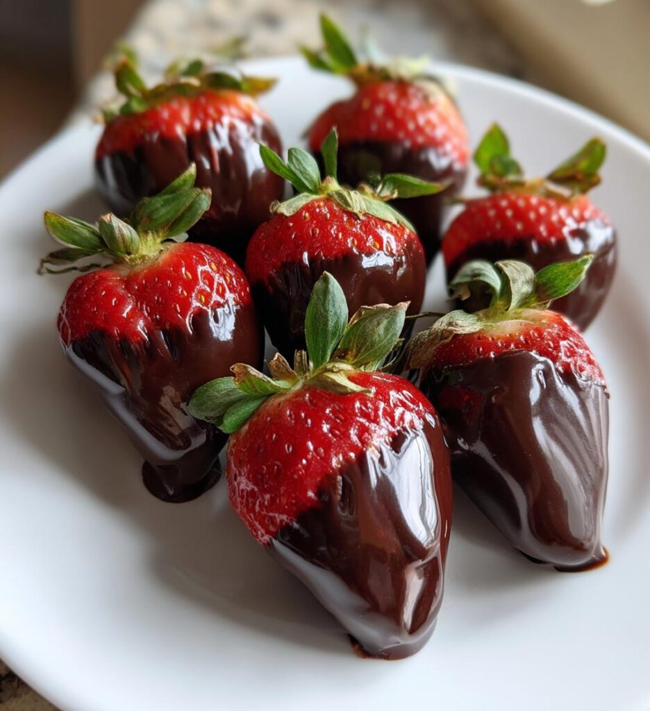 fresas con chocolate san valentin