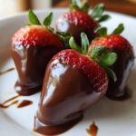 fresas cubiertas de chocolate san valentin