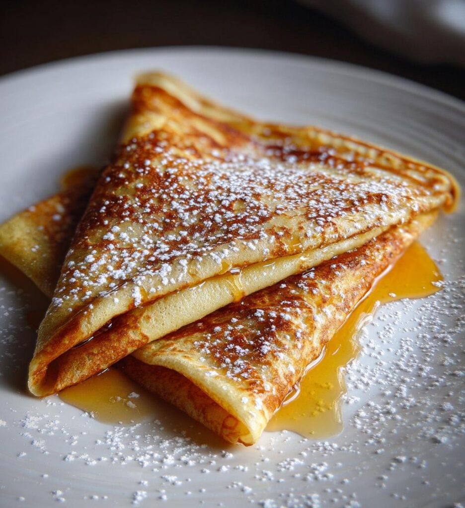 homemade french crepes