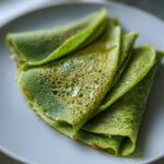 homemade green crepes recipe