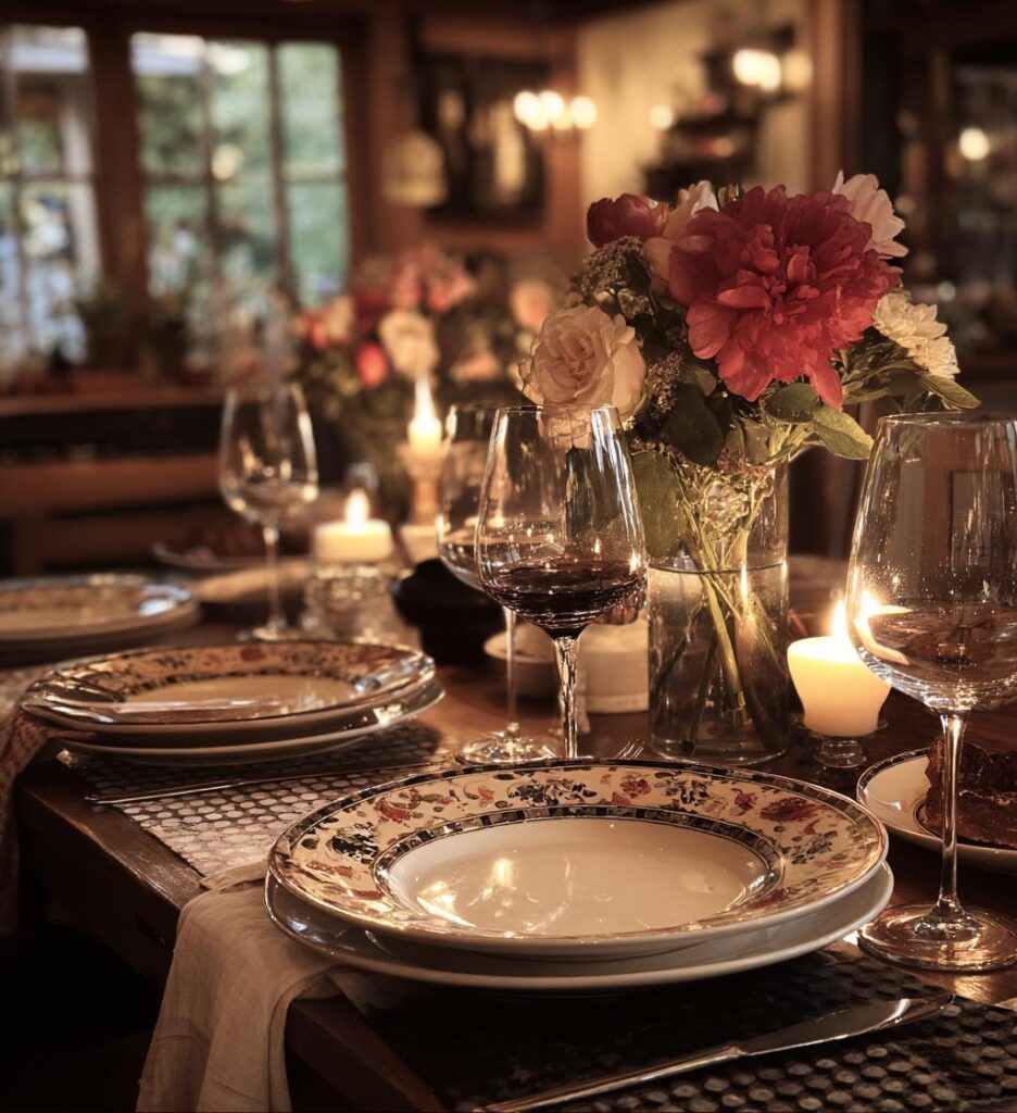 ideas for romantic dinner ambiance