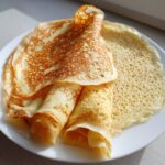 pâte à crêpes légère